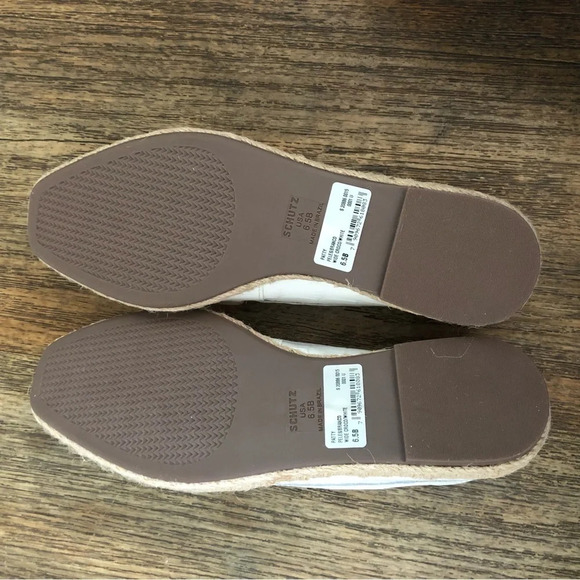 NIB Schutz White Patti Loafers Size 6.5 - Picture 11 of 11